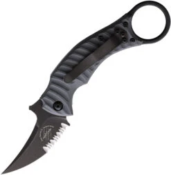 Bastinelli Creations Mako Linerlock Serrated N690 Karambit Folding Knife 18g