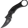 Bastinelli Creations Mako Linerlock Bronze N690 Karambit Folding Knife 18z
