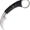 Bastinelli Creations PiKa Bronze Wrapped N690 Fixed Blade Karambit Knife 202M