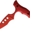 Bastinelli Creations Manaia Red G10 Stainless Push Dagger Trainer W/ Sheath 219T
