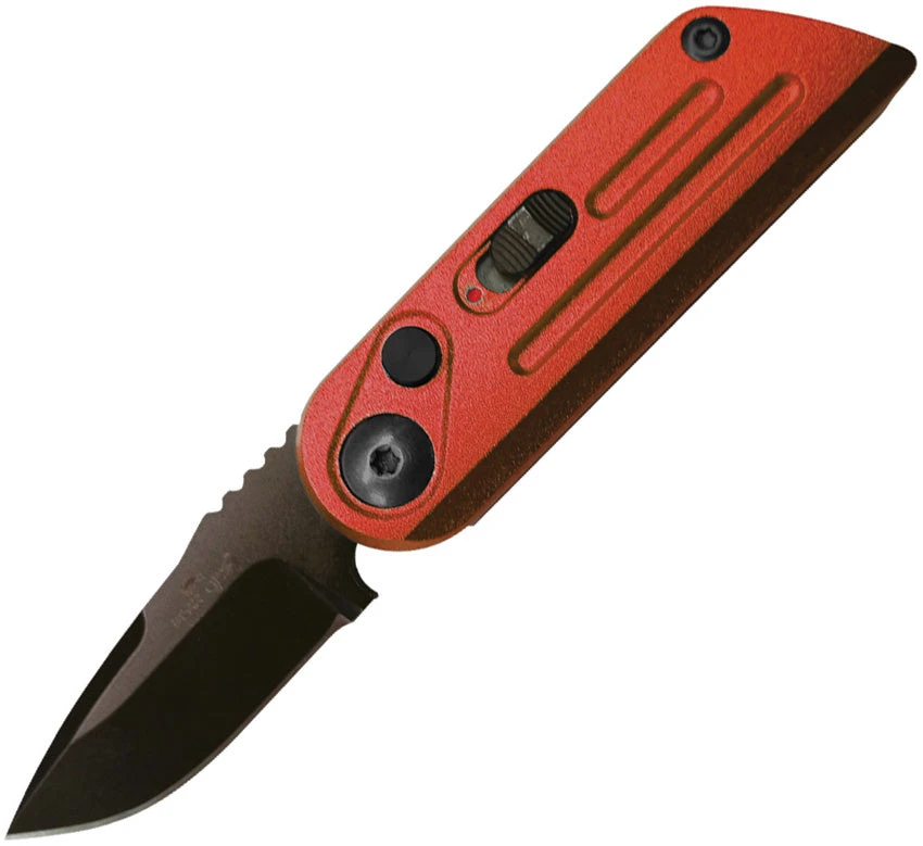 Bear & Son Automatic Bold Action XIV Knife Red Stainless 14C28N Sandvik Blade 1400AIRDB 1 Bear & Son Automatic Bold Action XIV Knife Red Stainless 14C28N Sandvik Blade 1400AIRDB