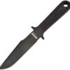 Bear Edge Compact Bowie Black G10 440 Stainless Drop Pt Fixed Blade Knife 61108