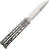 Bear Ops Small Bear Song VII Balisong Gray 154CM Stainless Spear Pt Butterfly Knife 920SSS