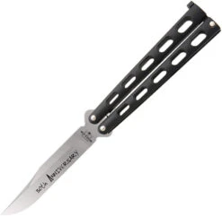 Bear & Son 30th Anniversary 9.25" Black Butterfly Balisong Knife Ann114b