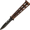 Bear & Son 30th Anniversary Balisong Copper Vein 440 Stainless Butterfly Knife ANN115CV