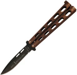 Bear & Son 30th Anniversary Balisong Copper Vein 440 Stainless Butterfly Knife ANN115CV