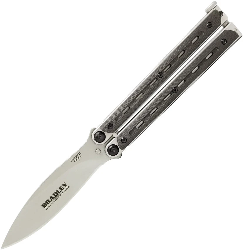Bradley Cutlery Kimura Butterfly Balisong Carbon Fiber Knife - 903 1 Bradley Cutlery Kimura Butterfly Balisong Carbon Fiber Knife - 903