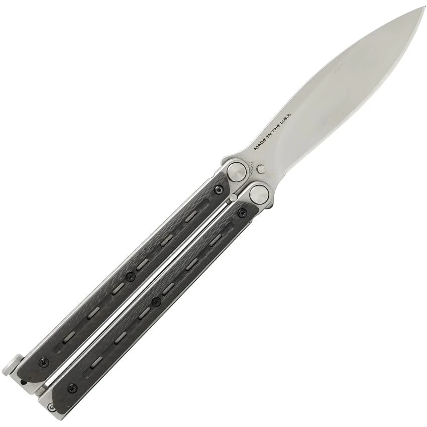 Bradley Cutlery Kimura Butterfly Balisong Carbon Fiber Knife - 903 4 Bradley Cutlery Kimura Butterfly Balisong Carbon Fiber Knife - 903 - Image 4