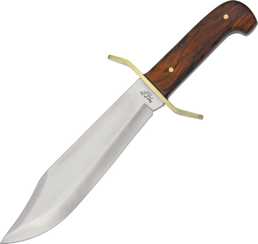 Bear & Son Gold Rush Bowie Cocobolo Wood 12C27 Steel Fixed Blade Knife CB00 1 Bear & Son Gold Rush Bowie Cocobolo Wood 12C27 Steel Fixed Blade Knife CB00