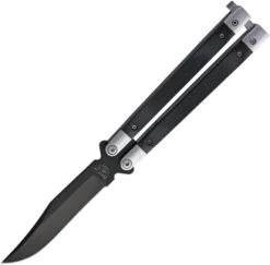 Bear & Son Butterfly Black G10 Balisong Knife G17b