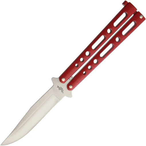 Benchmark Balisong Red Aluminum Knife ( Butterfly) 009 -Elite Knives Shop BM009