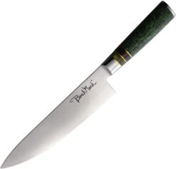 Benchmark Chef's Japanese Greenwood Damascus Kitchen Knife 121
