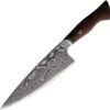 Benchmark Chefs Rose Brown Rosewood Damascus Kitchen Knife 124