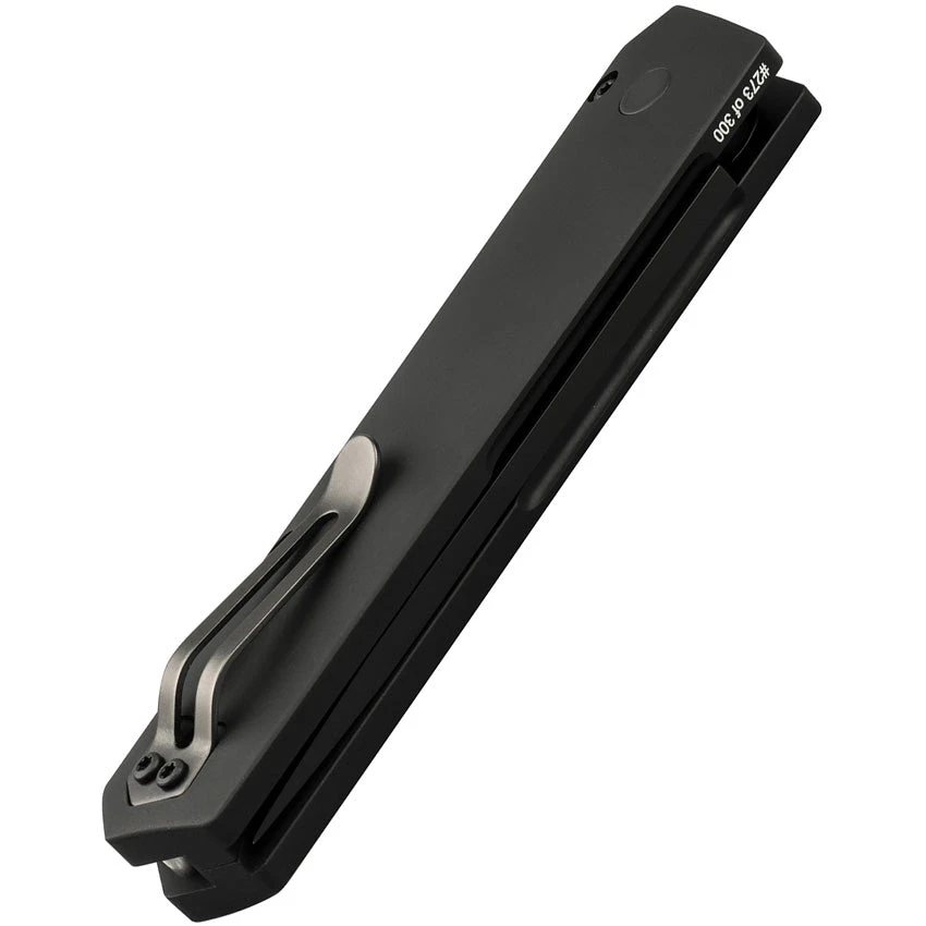 Boker Automatic Kwaiken Compact Knife Button Lock Black Aluminum 154CM Blade 01BO255 2 Boker Automatic Kwaiken Compact Knife Button Lock Black Aluminum 154CM Blade 01BO255 - Image 2