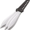 Boker Magnum Set Of 3 Double Edge Black Profi I Fixed Throwing Knives - M02GL193