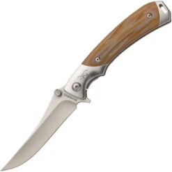 Browning Wicked Wing Framelock Brown & Gray G10 A/O Assisted Open Folding Knife 0330
