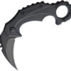 Brous Blades Enforcer Imported Linerlock Acid Stonewash Karambit Folding Knife M001a