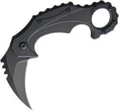 Brous Blades Enforcer Imported Linerlock Acid Stonewash Karambit Folding Knife M001a