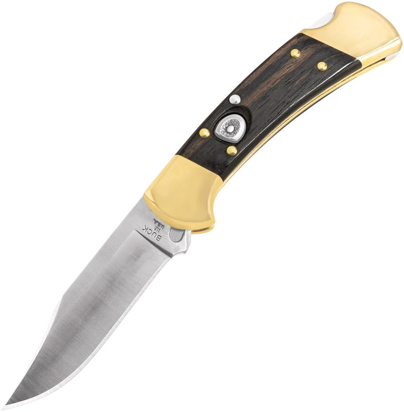Buck Automatic 112 Knife Lockback Ebony Wood CPM-S30V Stainless Clip Point Blade 112BRSA 1 Buck Automatic 112 Knife Lockback Ebony Wood CPM-S30V Stainless Clip Point Blade 112BRSA