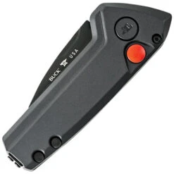 Buck Automatic Mini Deploy Knife Button Lock Sniper Gray Aluminum 154CM 839GYS1 -Elite Knives Shop BU839GYS1 add 02
