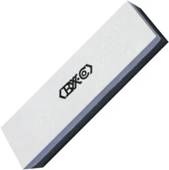 BYX Co Arctic Fox Gray Medium & Fine Dual Grit Knife Sharpening Stone XAFFLD
