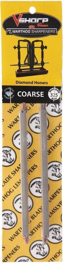 Warthog Set Of 2 Classic I Stones Coarse V-Sharp Classic Diamond Sharpener C1SC
