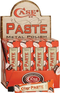 Case XX 24 Pack Of 1.76oz Metal Polish Paste W/ Cardboard Counter Display P24