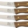Chicago Cutlery 4pc Kitchen Tradition Walnut Stainless Steak Knife Set 144
