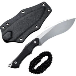 Civivi Vaquita II Black G10 Nitro-V Mini Kukri Fixed Blade Neck Knife 047C1 6 Civivi Vaquita II Black G10 Nitro-V Mini Kukri Fixed Blade Neck Knife 047C1 -Elite Knives Shop CIVC047C1 add 02
