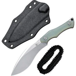 Civivi Vaquita II Jade G10 Nitro-V Mini Kukri Fixed Blade Neck Knife 047C2 -Elite Knives Shop CIVC047C2 add 03