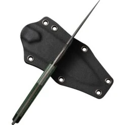 Civivi Vaquita II Green Micarta Damascus Mini Fixed Blade Neck Knife 047CDS2 -Elite Knives Shop CIVC047CDS2 add 04