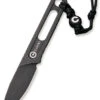 Civivi Minimis Black 10Cr15CoMoV Fixed Blade Neck Knife W/ Kydex Sheath 200261