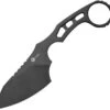 Civivi Planck Black Stonewashed Fixed Blade Neck Knife 2022b