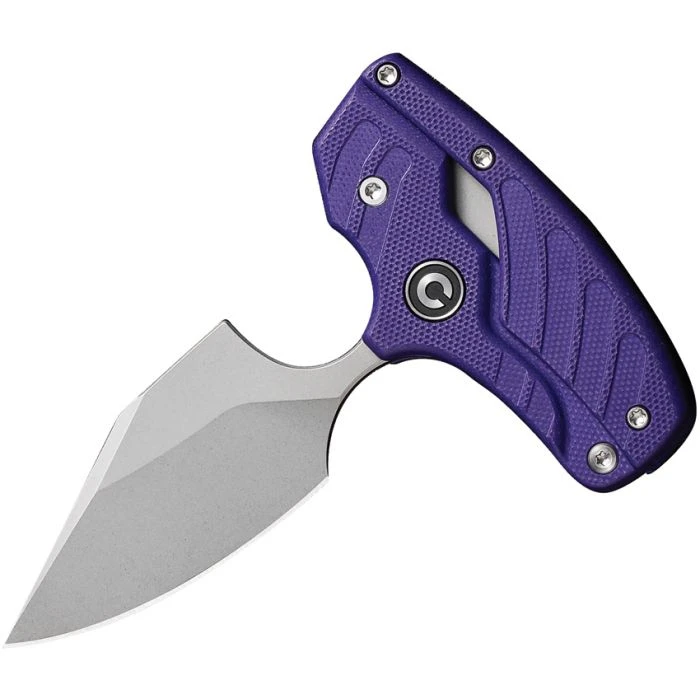 Civivi Typhoeus Folding Push Dagger Knife Purple G10 14C28N Blade W/ Sheath 210362 2 Civivi Typhoeus Folding Push Dagger Knife Purple G10 14C28N Blade W/ Sheath 210362 - Image 2