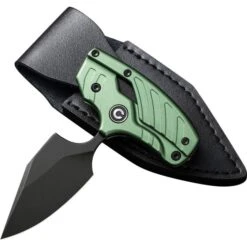 Civivi Typhoeus Folding Push Dagger Knife Green Aluminum 14C28N Blade W/ Sheath 210364 10 Civivi Typhoeus Folding Push Dagger Knife Green Aluminum 14C28N Blade W/ Sheath 210364 -Elite Knives Shop CIVC210364 add 04