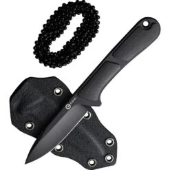 Civivi Mini Elementum Black G10 Nitro-V Drop Point Fixed Blade Neck Knife 230101 9 Civivi Mini Elementum Black G10 Nitro-V Drop Point Fixed Blade Neck Knife 230101 -Elite Knives Shop CIVC230101 add 04