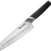 Coolhand Santoku Black Smooth G10 1.4116 Stainless Kitchen Knife 7197GG10
