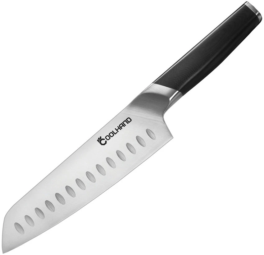 Coolhand Santoku Black Smooth G10 1.4116 Stainless Kitchen Knife 7197GG10 1 Coolhand Santoku Black Smooth G10 1.4116 Stainless Kitchen Knife 7197GG10