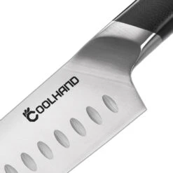 Coolhand Santoku Black Smooth G10 1.4116 Stainless Kitchen Knife 7197GG10 5 Coolhand Santoku Black Smooth G10 1.4116 Stainless Kitchen Knife 7197GG10 -Elite Knives Shop CLH7197GG10 add 03