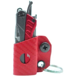 Clip & Carry Red Gerber Dime And Leatherman Squirt Multi-Tool Model Sheath 013 -Elite Knives Shop CLP013 add 02