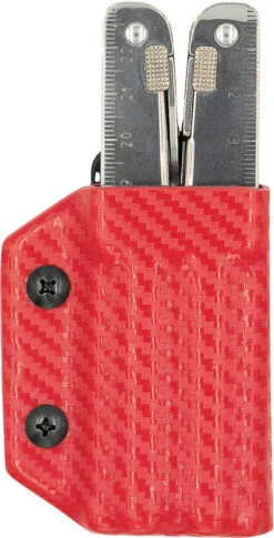Clip & Carry Red Kydex Victorinox Swiss Multi-Tool Models Belt Sheath 050