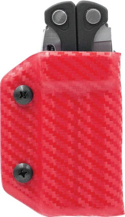 Clip & Carry Red Kydex Leatherman Charge Multi-Tool Models Belt Sheath 055