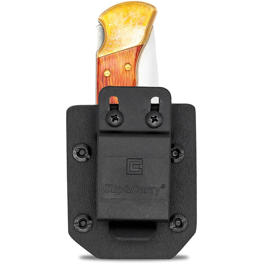 Clip & Carry Black Kydex Buck 110 & 112 Models Belt Sheath 110BLK 2 Clip & Carry Black Kydex Buck 110 & 112 Models Belt Sheath 110BLK - Image 2