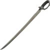 Night Guard Sword Black Leather Wrapped Manganese Blade W/ Belt Sheath 926980