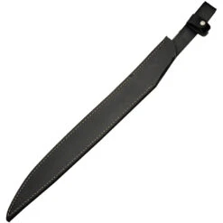 Dark Sky Falcata Sword Black Leather Wrapped Manganese Blade W/ Sheath 926982 -Elite Knives Shop CN926982 add 02