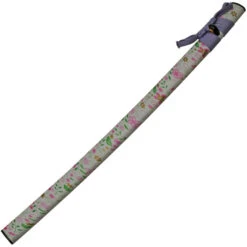 Pastel Spring Katana Purple Wrapped 1045 Carbon Steel Sword W/ Scabbard 926991 -Elite Knives Shop CN926991 add 02