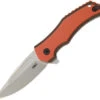 CRKT Fawkes Orange G10 A/O Assisted Open Flipper Folding Knife 2372