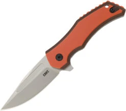 CRKT Fawkes Orange G10 A/O Assisted Open Flipper Folding Knife 2372
