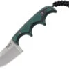 CRKT Folts Minimalist Fixed Blade Bowie Green Black Resin Knife 2387