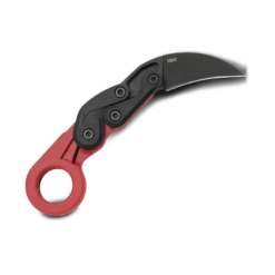 CRKT Provoke Kinematic Red/Orange Karambit 1.4116 Stonewash Folding Knife 4041r